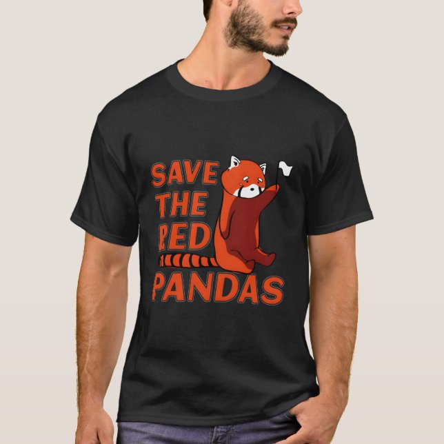 T-shirt Citation Red Panda Red pour (Devant)