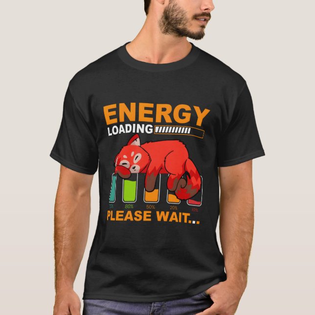T-shirt Citation Red Panda Red pour (Devant)