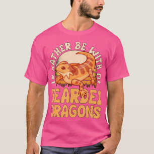 T-shirt Citation Reptile Je Préférerais Être Avec Mon Drag