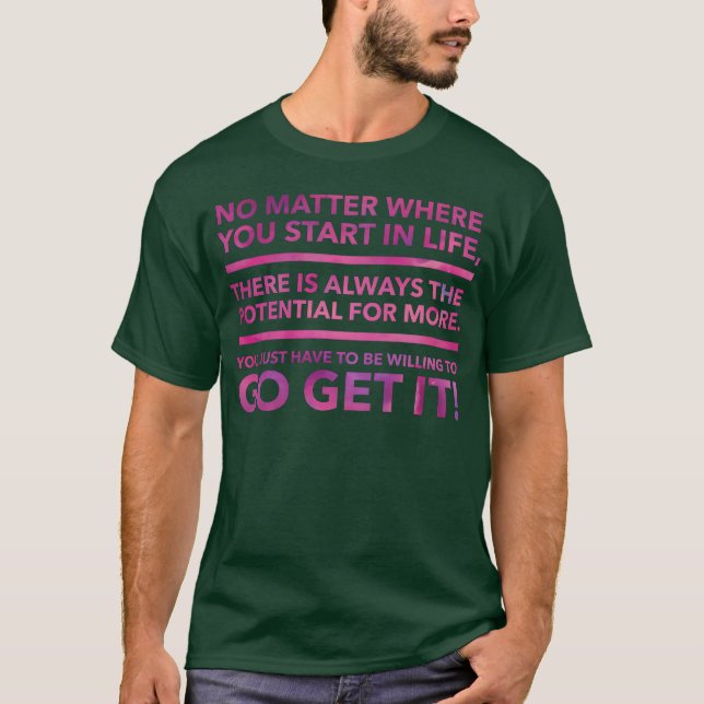 T-shirt Citation rétro (Devant)