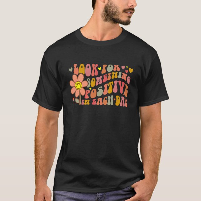 T-shirt Citation Rétro Positive de Motivation Affirmation  (Devant)