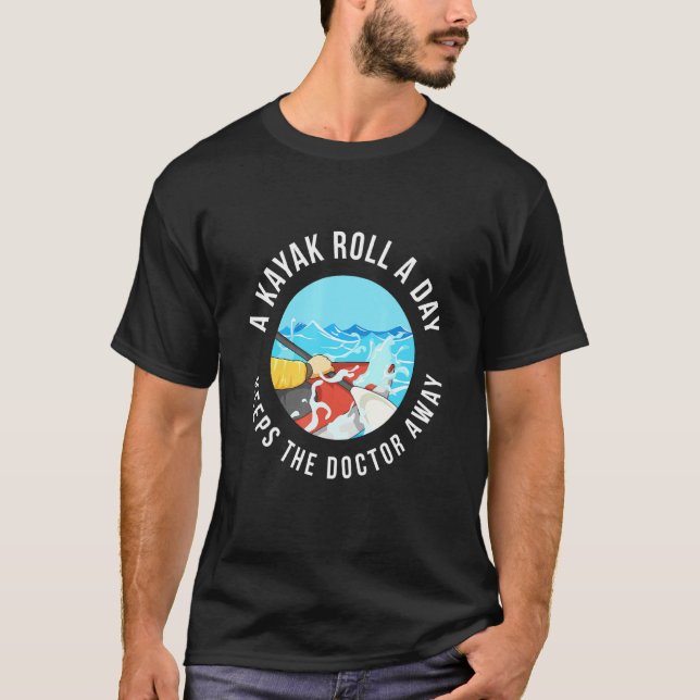 T-shirt Citation River Kayaking Pour Un Instructeur Kayak  (Devant)