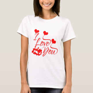 T-shirt Citation romantique d'amour