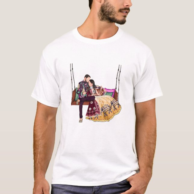 T-Shirt Citation Romantique de la Saint-Valentin (Devant)