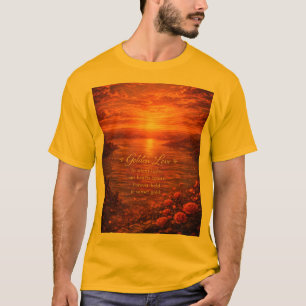 T-shirt Citation Romantique Paysage Naturel Design