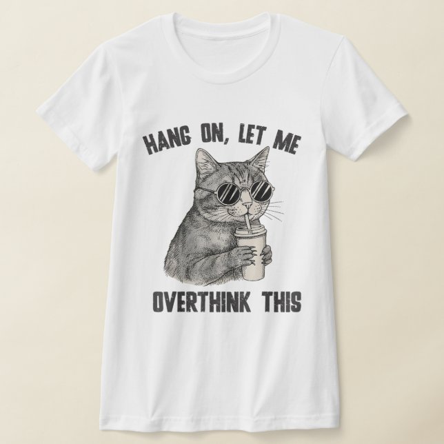 T-shirt Citation Sarcastique Attends Une Minute Que Je Réf (Poser)