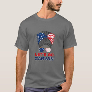 T-shirt Citation sarcastique de femmes USA Drapeau Bandana