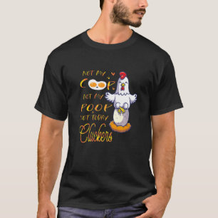 T-shirt Citation sarcastique Ferme de poulets Poulailler F