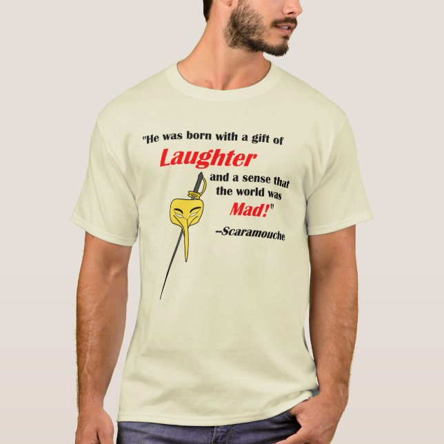 T-shirt citation Scaramouche (Devant)