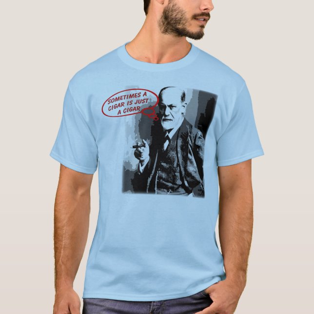 T-shirt Citation sigar de Sigmund Freud (Devant)
