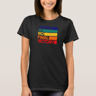 T-shirt Citation Socialiste Démocratique Il N'Y A Pas De V