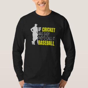 T-shirt Citation Sport Cricket Pour Votre Équipe De Joueur