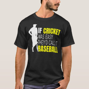 T-shirt Citation Sport Cricket Pour Votre Équipe De Joueur