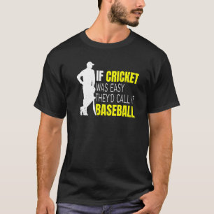 T-shirt Citation Sport Cricket Pour Votre Équipe De Joueur