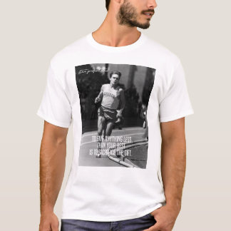 T-shirt Citation Steve Prefontaine
