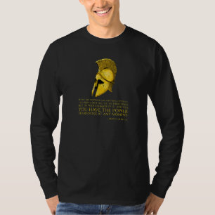 T-shirt Citation stoïque motivationnelle Marcus Aurelius P