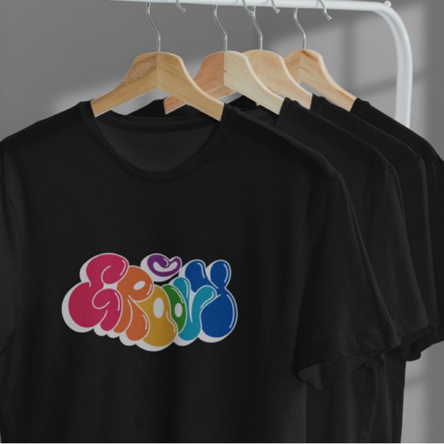 T-shirt Citation super Happy Retro (Créateur téléchargé)