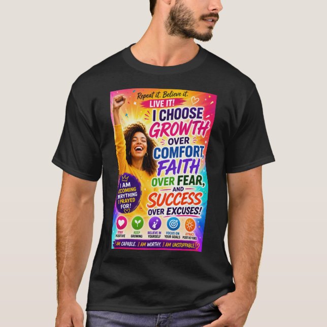 T-shirt citation sur la soif  (Devant)