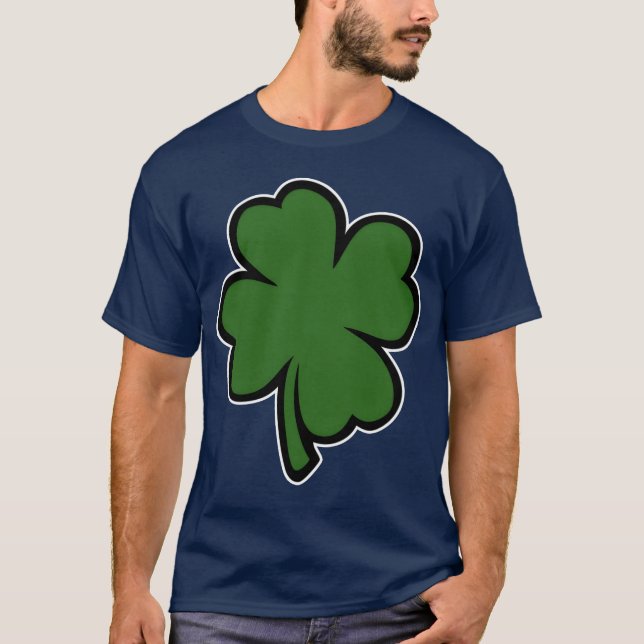 T-shirt citation sur le trèfle drôle (Devant)
