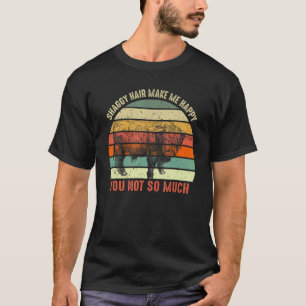T-shirt Citation Vaches Highland Fermier Bétail