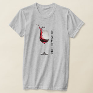 T-shirt Citation Verre à vin