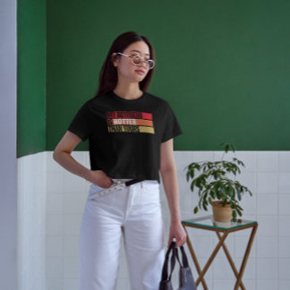 T-shirt citation vintage pour petit ami chaud pour petite 