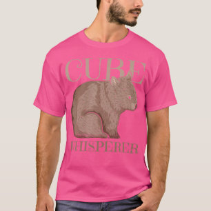 T-shirt Citation Whisperer Cube Pour Un Expert Wombat