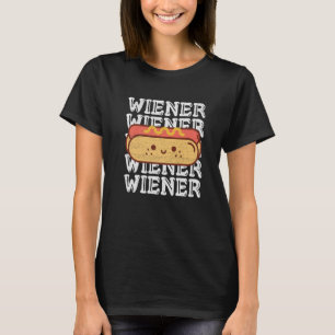 T-shirt Citation Wiener Pour Un Hotdog