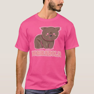 T-shirt Citation Wombaholic Pour Un Nerd Wombat