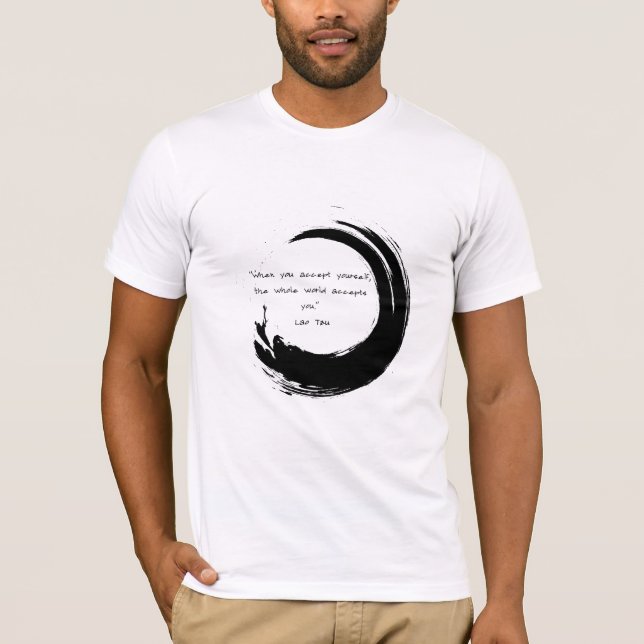 T-shirt Citation zen : Sagesse et méditation (Devant)