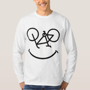 T-shirt Citations amusantes Vélo Smile Vélo Smiling Vélo F