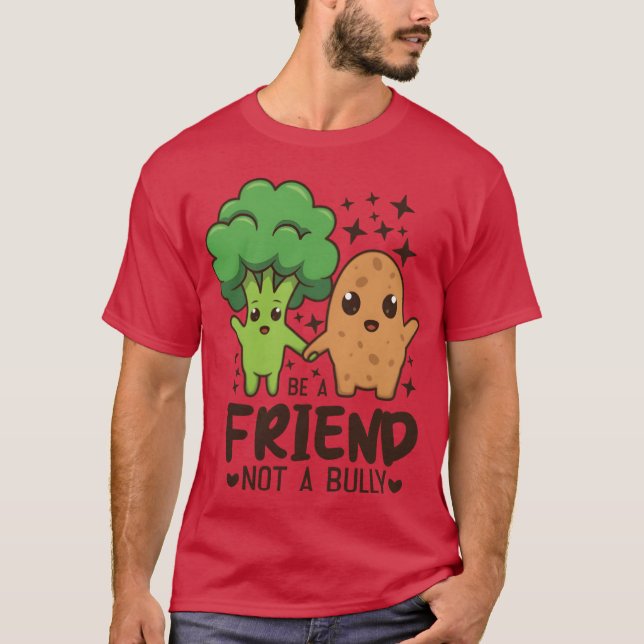 T-shirt Citations d'amitié Sois un ami, pas un tyran Migno (Devant)