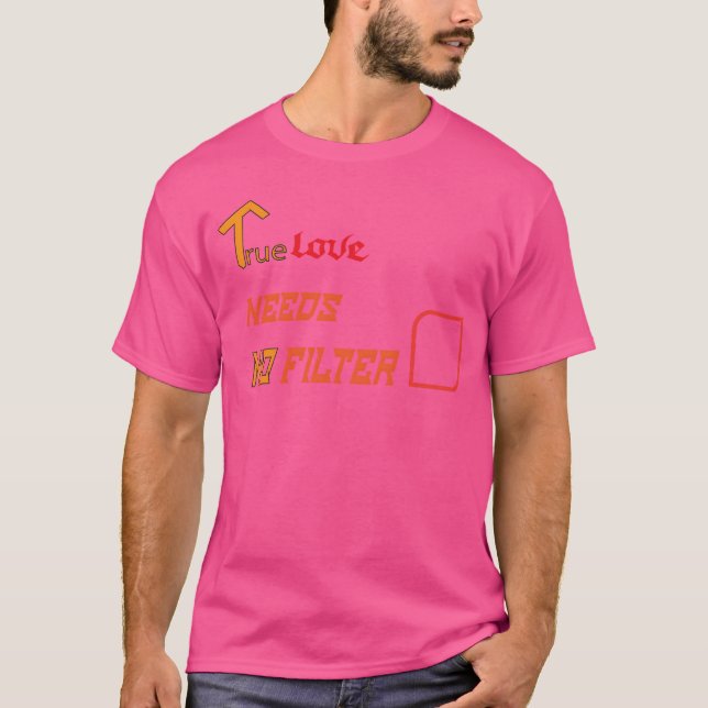 T-shirt Citations d'amour amis (Devant)