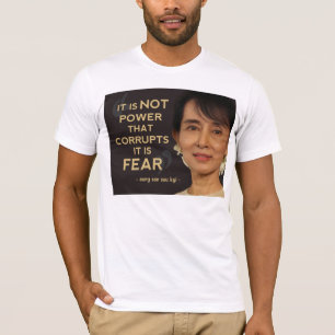 T-shirt Citations d'Aung San Suu Kyi