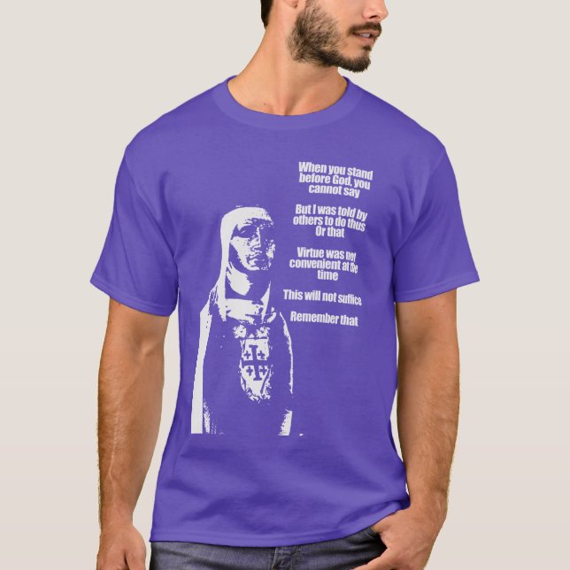 T-shirt Citations de Baudouin IV de Jérusalem amis (Devant)
