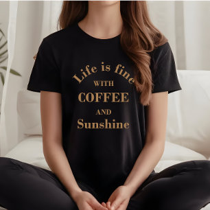 T-shirt Citations de café drinker amusantes
