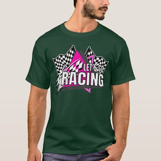 T-shirt Citations de course sur piste Dirt Course automobi (Devant)