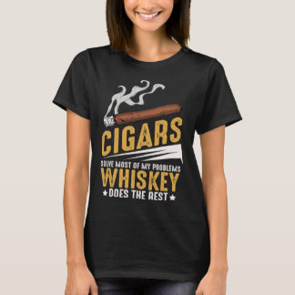 T-shirt Citations de fumeur de cigare fumant