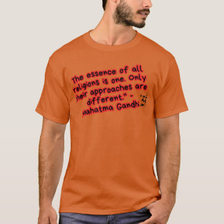 T-shirt Citations de Gandhi famille