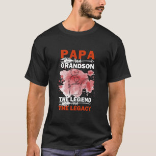 T-shirt Citations de grand-père Papa et petit-fils