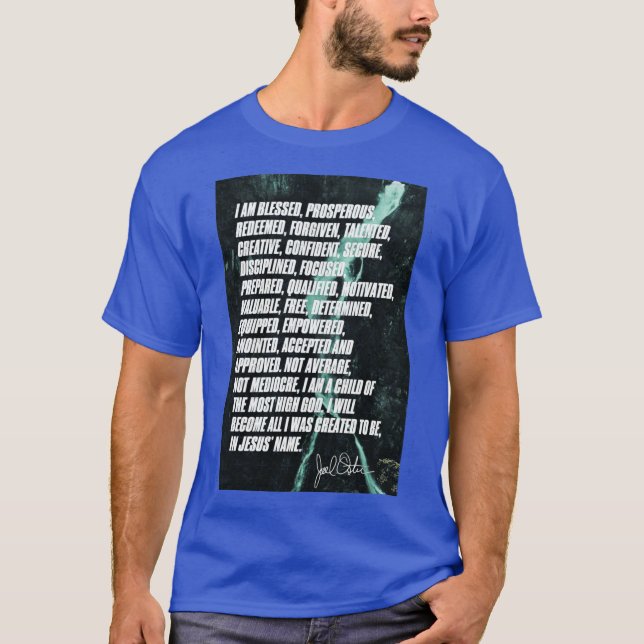 T-shirt citations de Joel Olsteen fille (Devant)