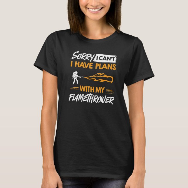 T-shirt Citations de l'arme à feu lance-flammes Citations  (Devant)
