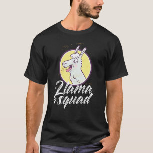 T-shirt Citations de l'équipe de lama Animaux mignons de l