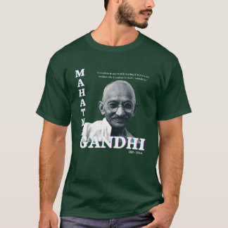 T-shirt Citations de MAHATMA GANDHI rétro