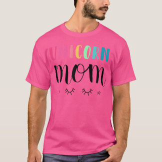 T-shirt Citations de maman avec des amis de design licorne