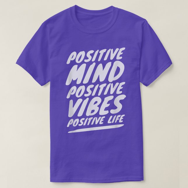 T-shirt Citations de motivation de pleine conscience à vib (Design devant)