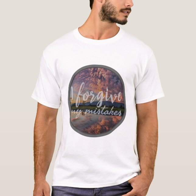 T-shirt citations de motivation matinale pour acceptation  (Devant)