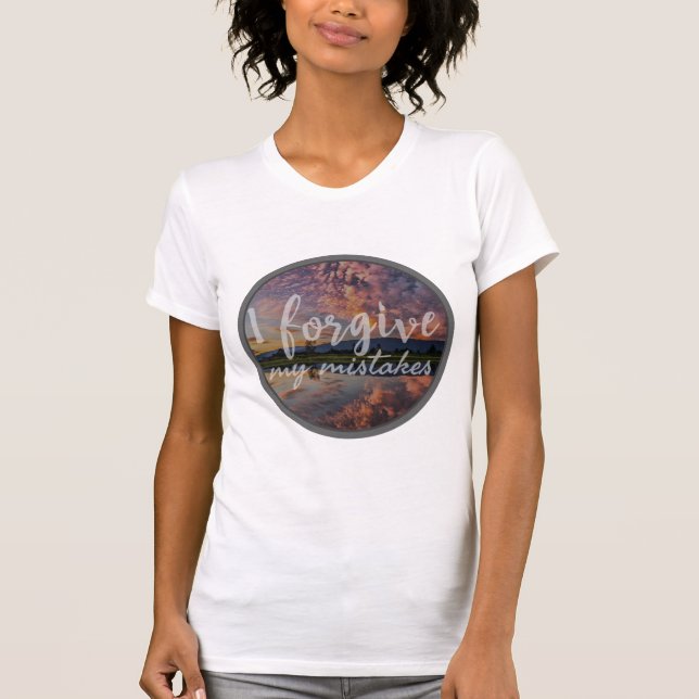 T-shirt citations de motivation matinale pour acceptation  (Devant)