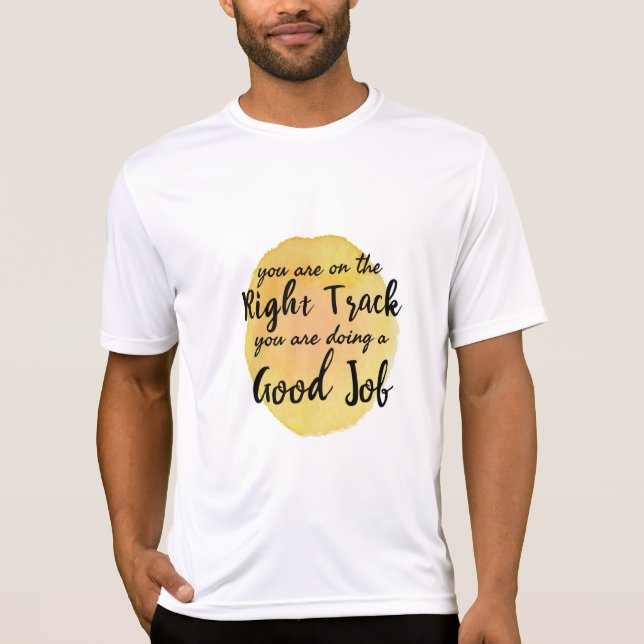 T-shirt citations de motivation pour l'autosoin (Devant)
