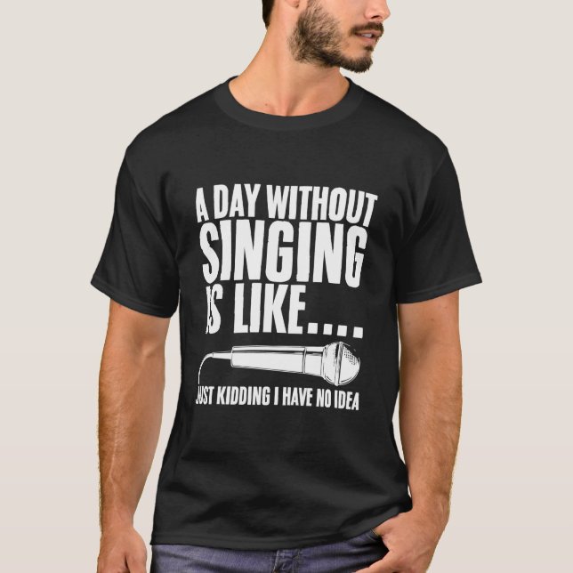 T-shirt Citations de musique Chant Chanteurs (Devant)